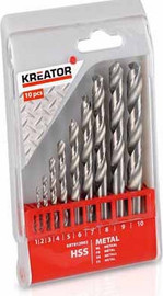 Varo סט מקדחי ברזל 10 יחידות של  1-10  KRT012002